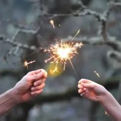 Clearance TOPS Malibu Black & Silver Deluxe Sparklers