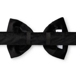 Outlet The Foggy Dog Black Velvet Dog Bow Tie