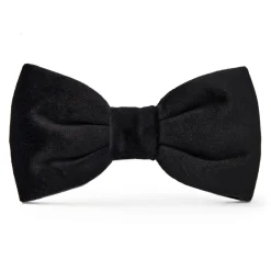 Outlet The Foggy Dog Black Velvet Dog Bow Tie