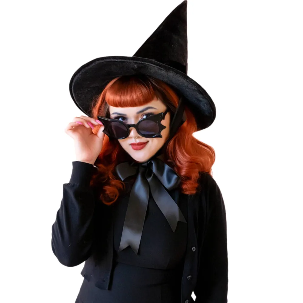 New Sunshine Studios Black Velvet Witch Hat