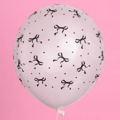 Discount xo, Fetti Black & White Bow Balloon Set