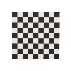 Outlet Bonjour Fete Black & White Signature Checker Large Napkins