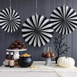Best My Mind’s Eye Black & White Tissue Paper Fan Set