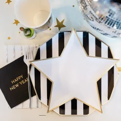 Best Bonjour Fete Blanc White Star Shaped Plates