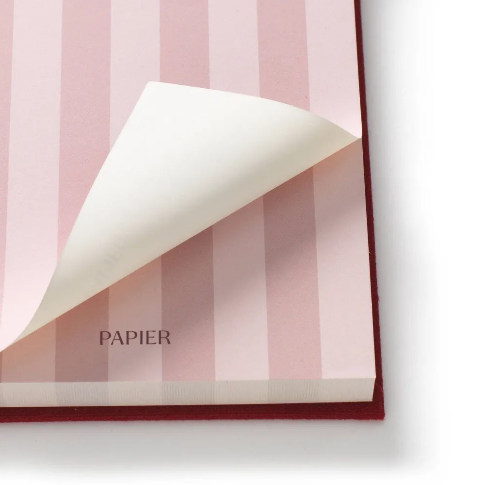 Online Papier Bloom Fabric Hardcover Notepad