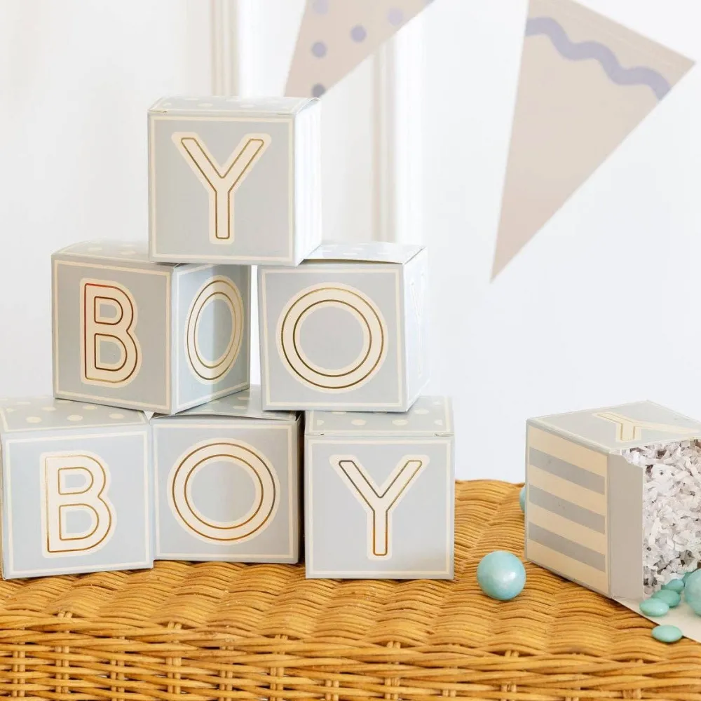 New My Mind’s Eye Blue Block Treat Box