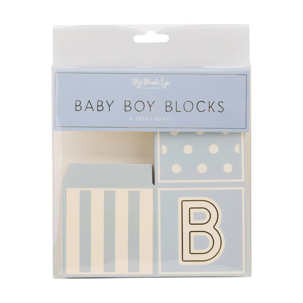 New My Mind’s Eye Blue Block Treat Box