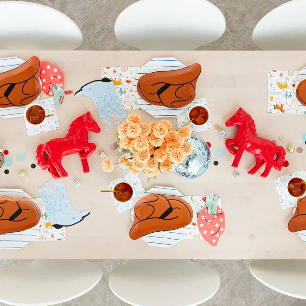 Outlet Jollity & Co. + Daydream Society Blue Cowboy Boot Shaped Napkins