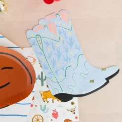 Outlet Jollity & Co. + Daydream Society Blue Cowboy Boot Shaped Napkins