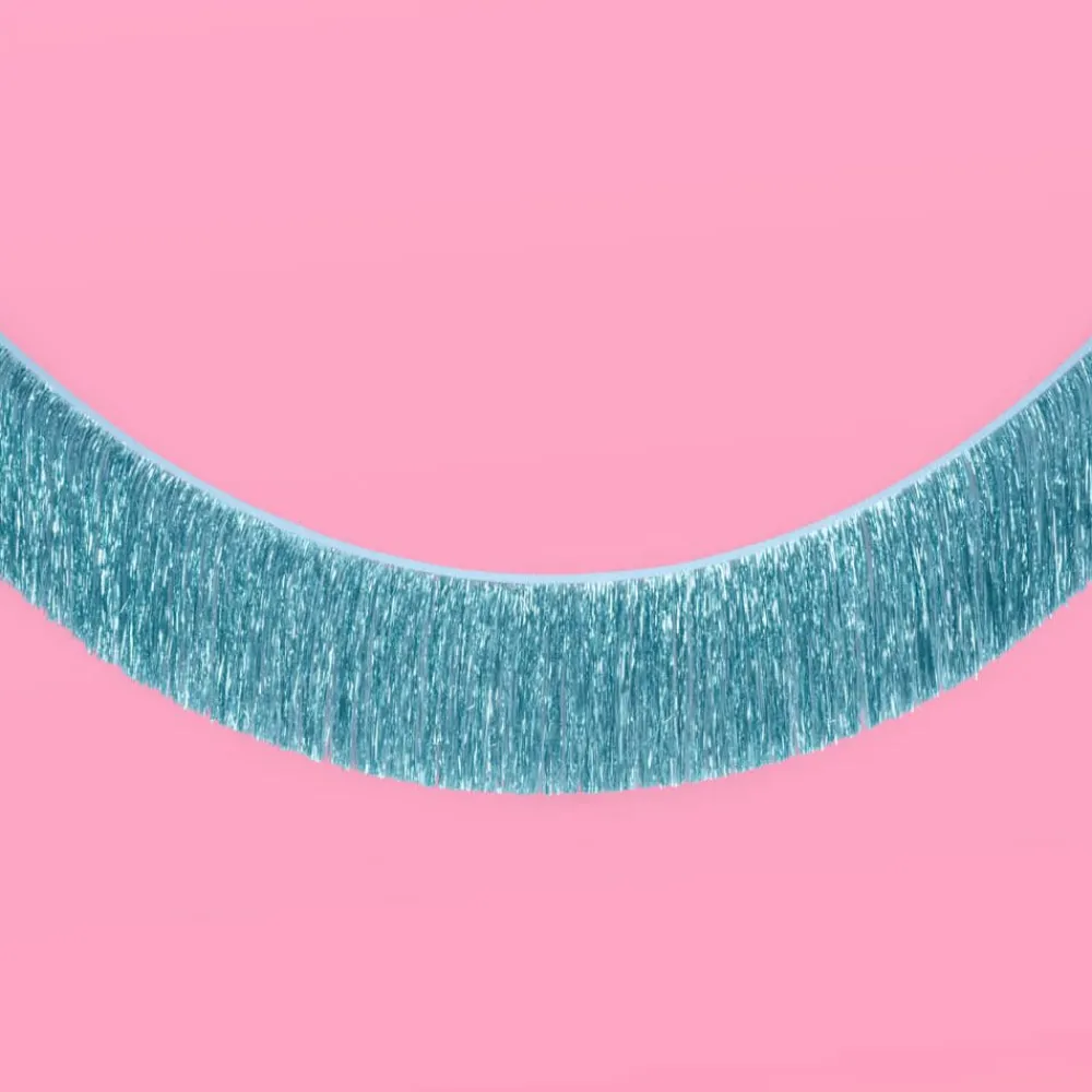 Best xo, Fetti Blue Fringe Foil Banner