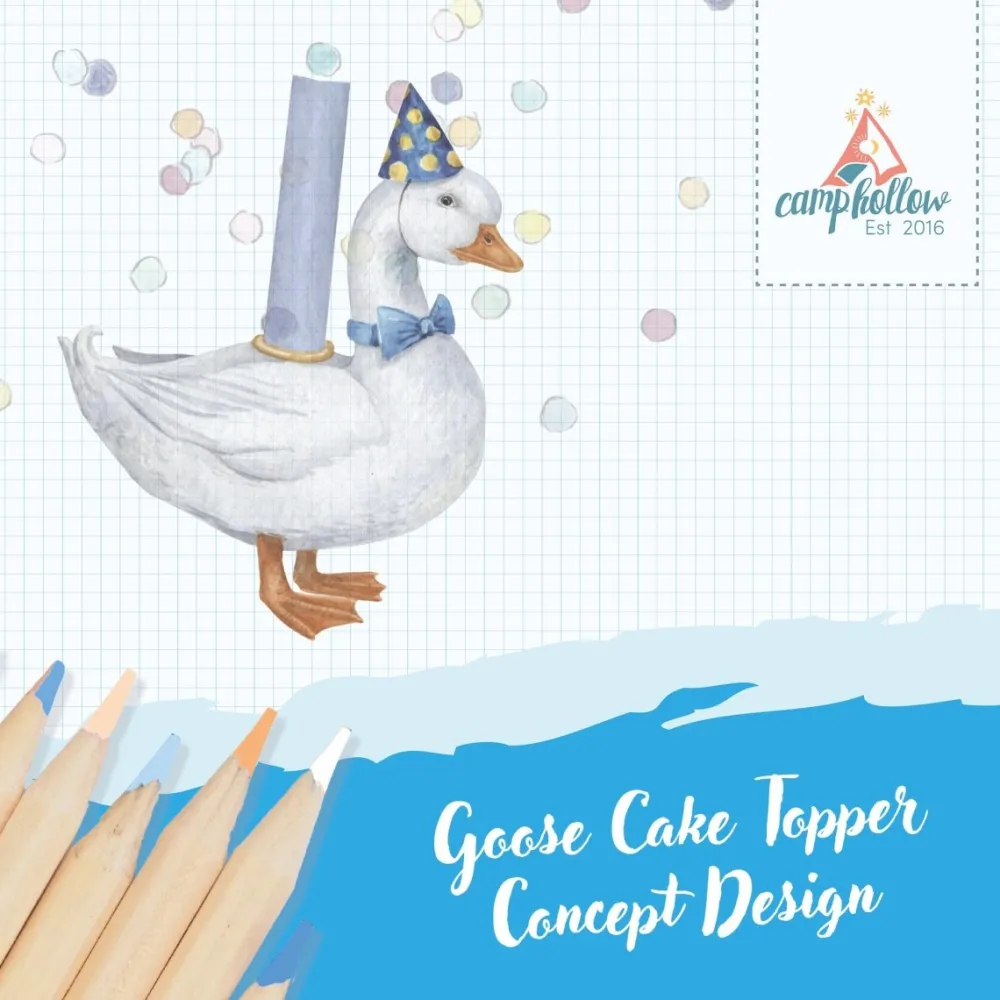 Outlet Camp Hollow Blue Goose Birthday Candle Holder