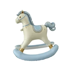 Partybarco Blue Rocking Horse Foil Balloon