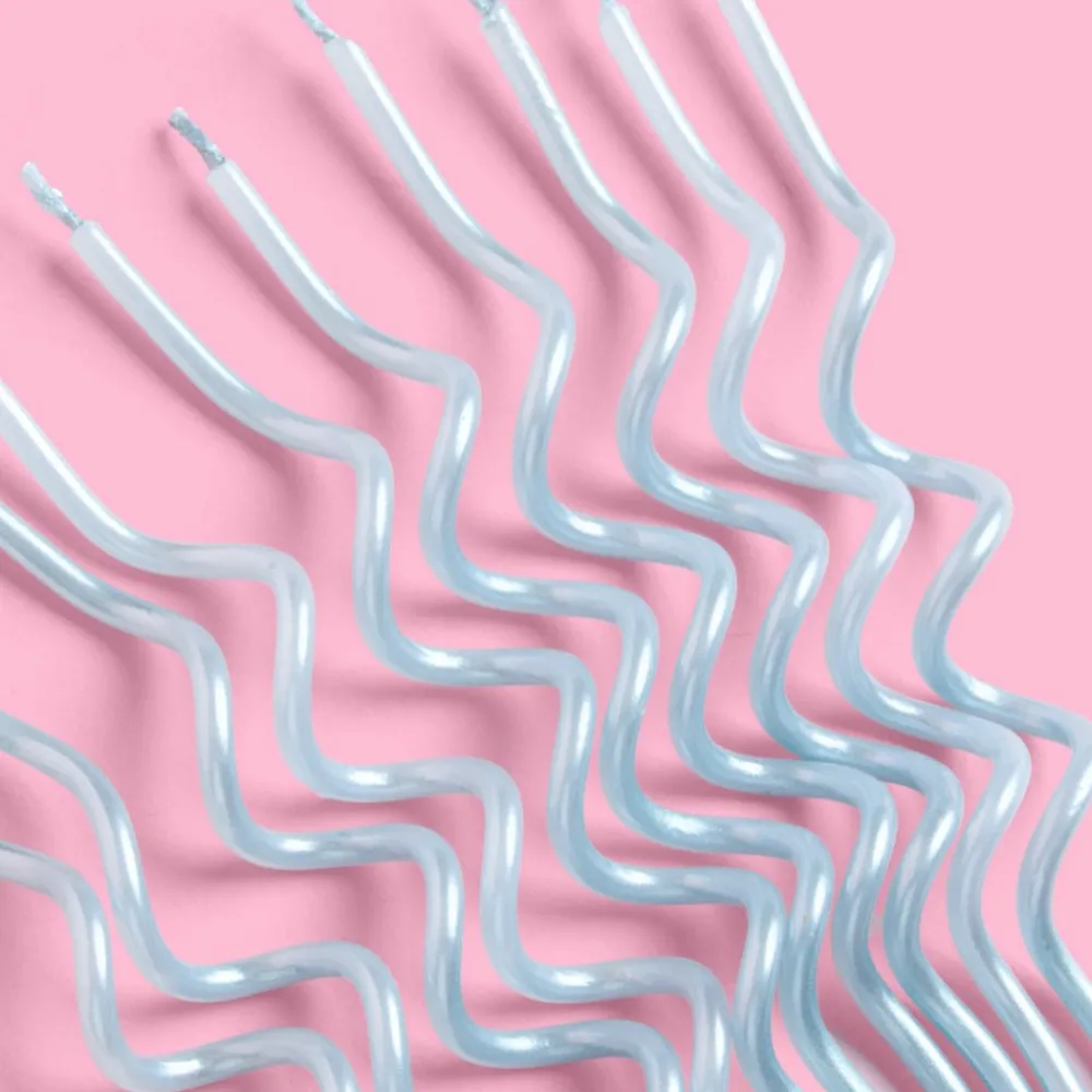 Sale xo, Fetti Blue Swirly Birthday Candles