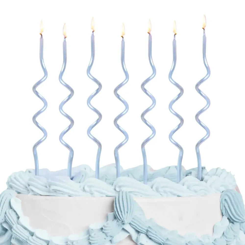 Sale xo, Fetti Blue Swirly Birthday Candles