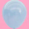 Hot xo, Fetti Blue, White & Silver Balloon Set