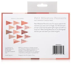 Sale Lucy Darling Blushing Meadow Petit Milestone Pennant