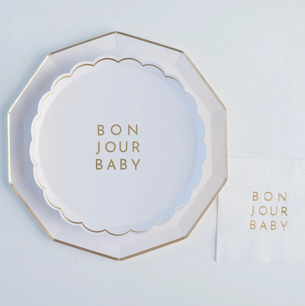Outlet Bonjour Fete Bonjour Baby Blanc White Small Plates