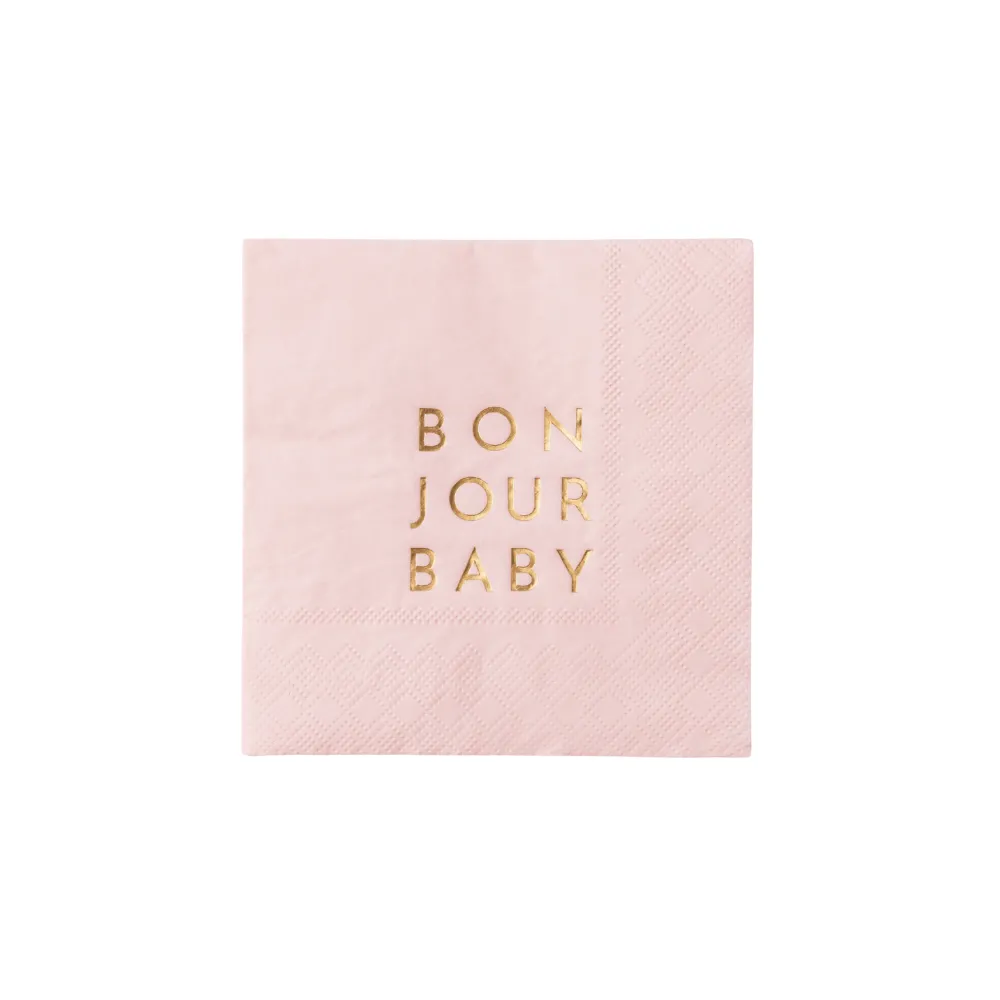 Online Bonjour Fete Bonjour Baby Petal Pink Cocktail Napkins