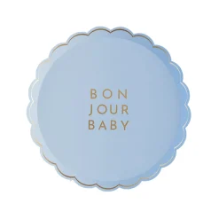 Bonjour Fete Bonjour Baby Sky Blue Small Plates