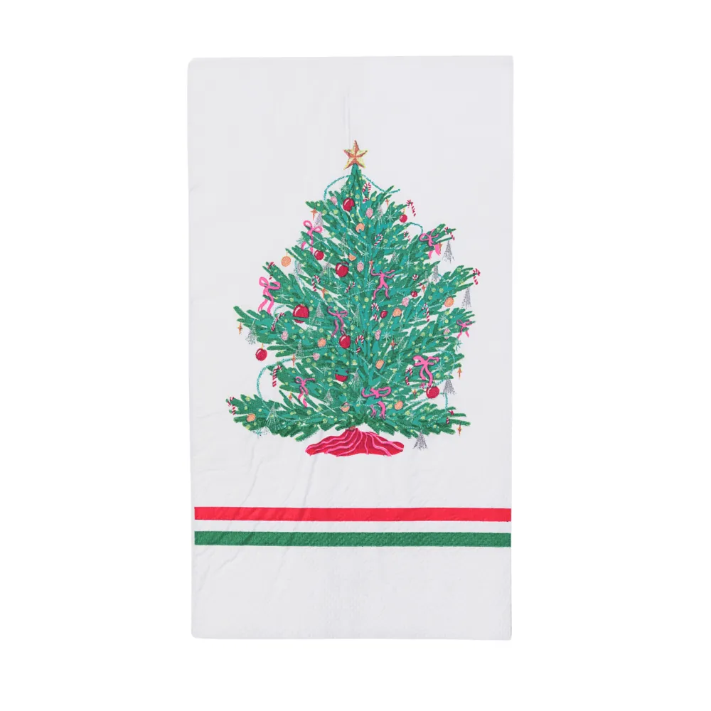 Discount Bonjour Fete X One & Only Paper Christmas Tree Guest Towels