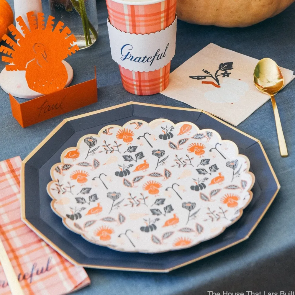 Discount Bonjour Fete X the House That Lars Built Thanksgiving Cocktail Napkins