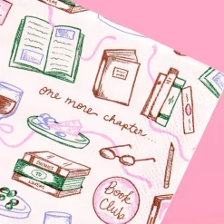 Hot xo, Fetti Book Club Party Napkins | 25 Paper Napkins