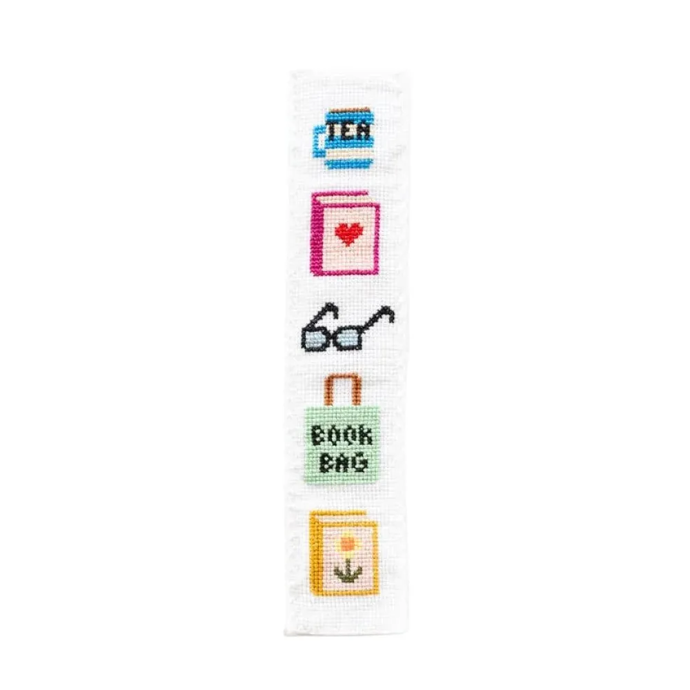 Cotton Clara Craft Kits & Supplies Bookish Cross Stitch Bookmark Kit