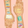 Clearance xo, Fetti Book Lover Temporary Tattoos