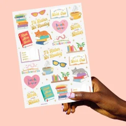 Clearance xo, Fetti Book Lover Temporary Tattoos
