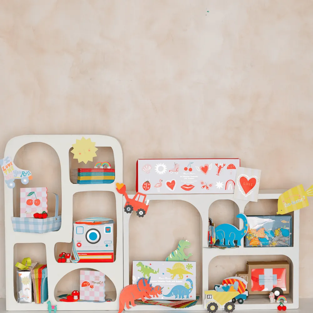 Online Meri Meri Boom Box Kids Valentine's Cards & Eraser Set