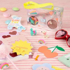 Online Meri Meri Boom Box Kids Valentine's Cards & Eraser Set