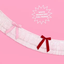 Online xo, Fetti Bow Fringe Banner