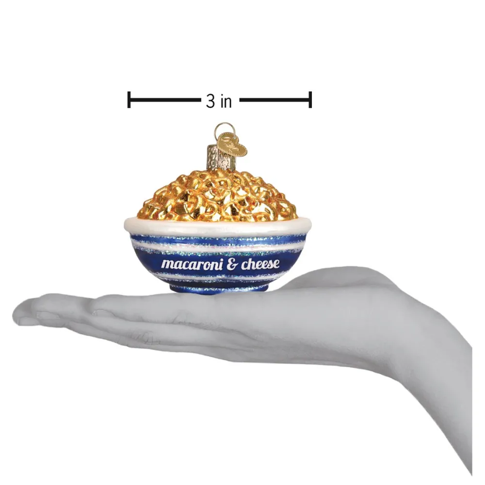 Outlet Old World Christmas Bowl Of Mac & Cheese Ornament