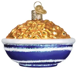 Outlet Old World Christmas Bowl Of Mac & Cheese Ornament