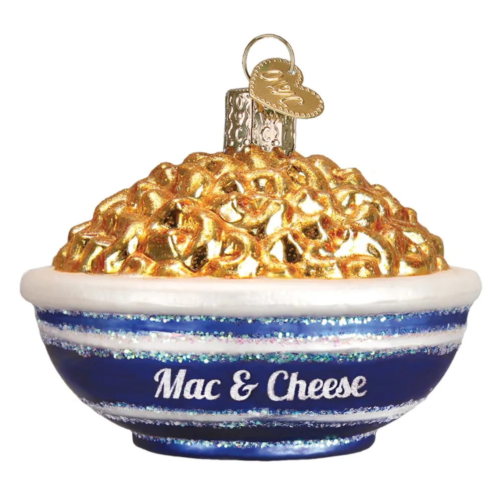 Outlet Old World Christmas Bowl Of Mac & Cheese Ornament