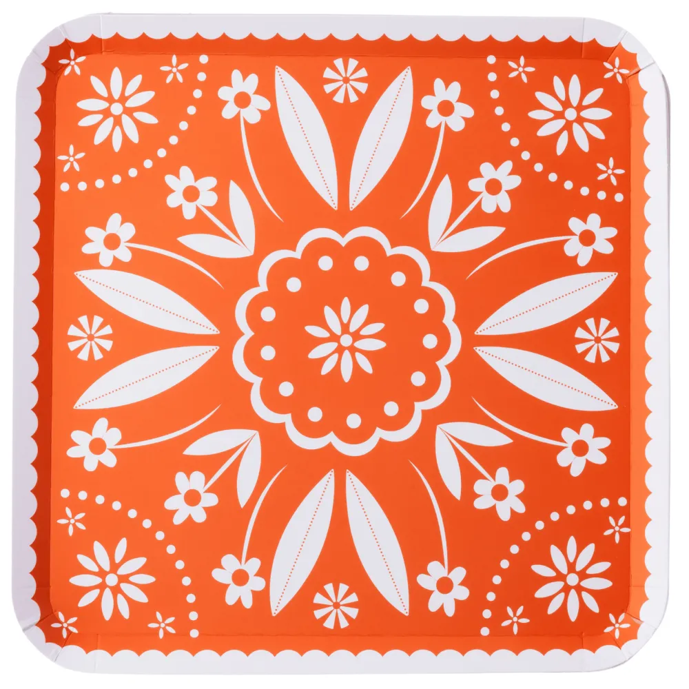 Hot Bonjour Fete Bright Fiesta Large Plates