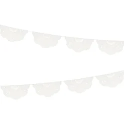 Clearance Meri Meri Broderie Anglaise Lace White Pennant Garland