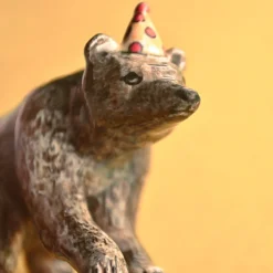 Outlet Camp Hollow Brown Bear Birthday Candle Holder
