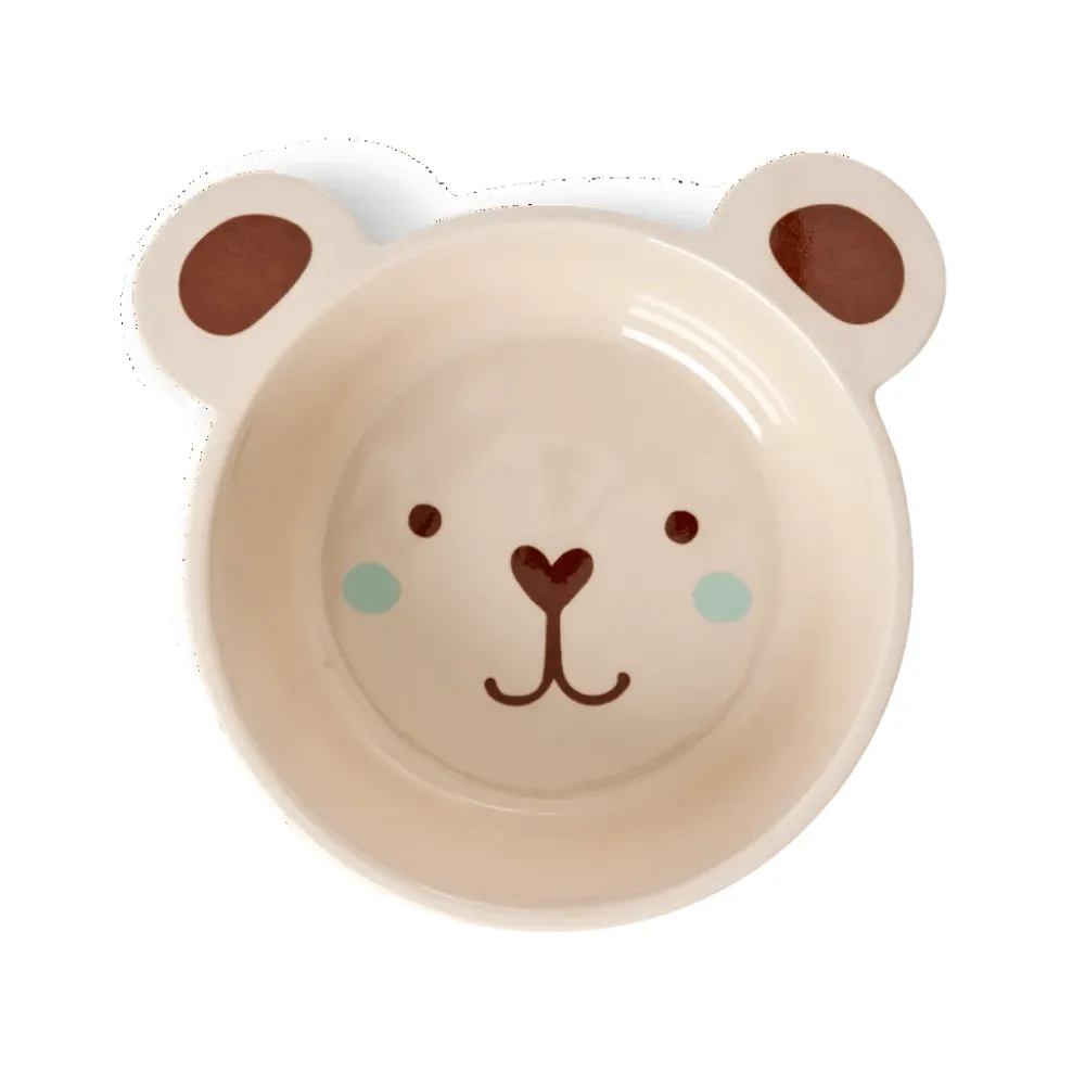 Best Rice By Rice Brown Bear Melamine Kids Bowl