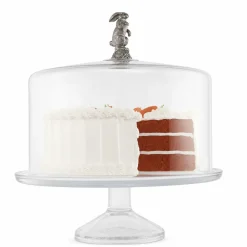 Best Vagabond House Bunny Glass Covered Cake / Dessert Stand