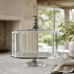 Best Vagabond House Bunny Glass Covered Cake / Dessert Stand