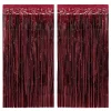 Outlet xo, Fetti Burgundy Foil Fringe Curtain Backdrop