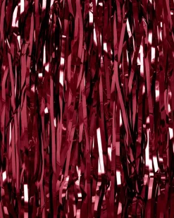 Outlet xo, Fetti Burgundy Foil Fringe Curtain Backdrop