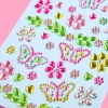 Discount xo, Fetti Butterfly Face Gems - Pastel Gem Set