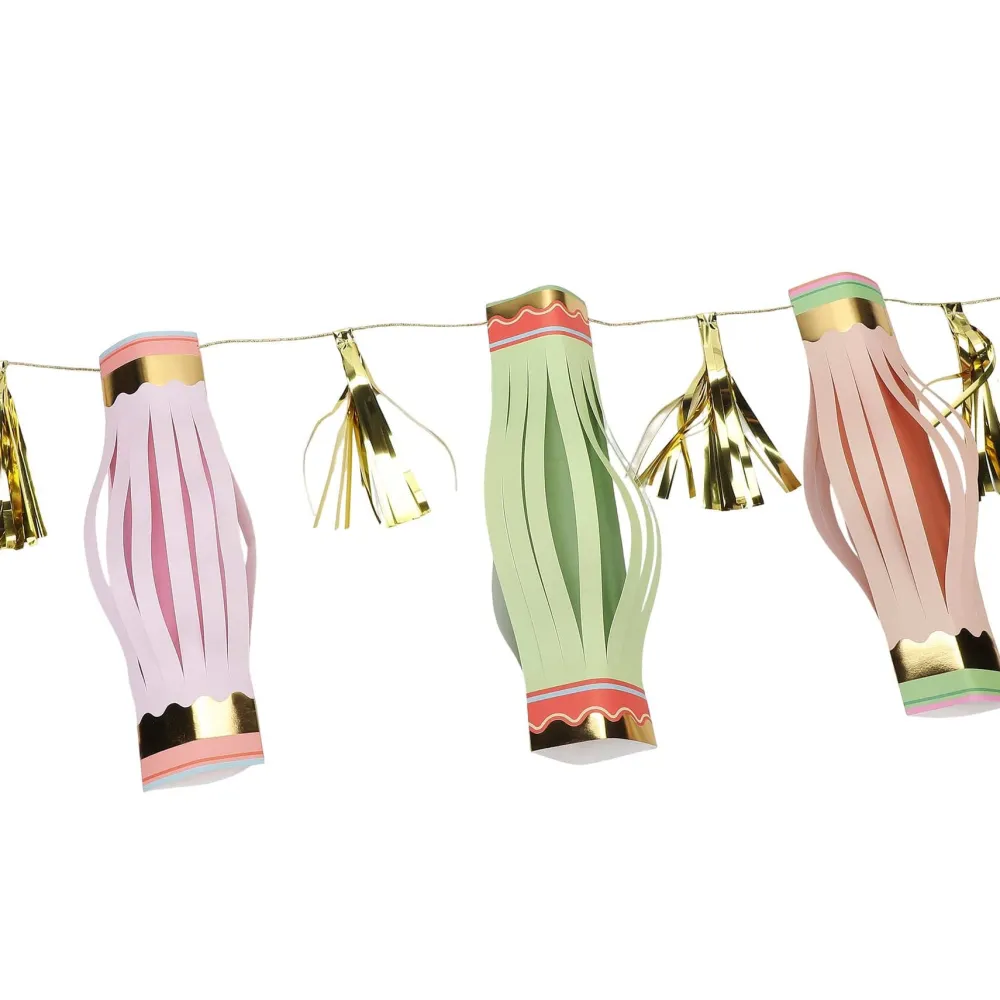Online Packed Party Cabana Club Paper Lantern Garland