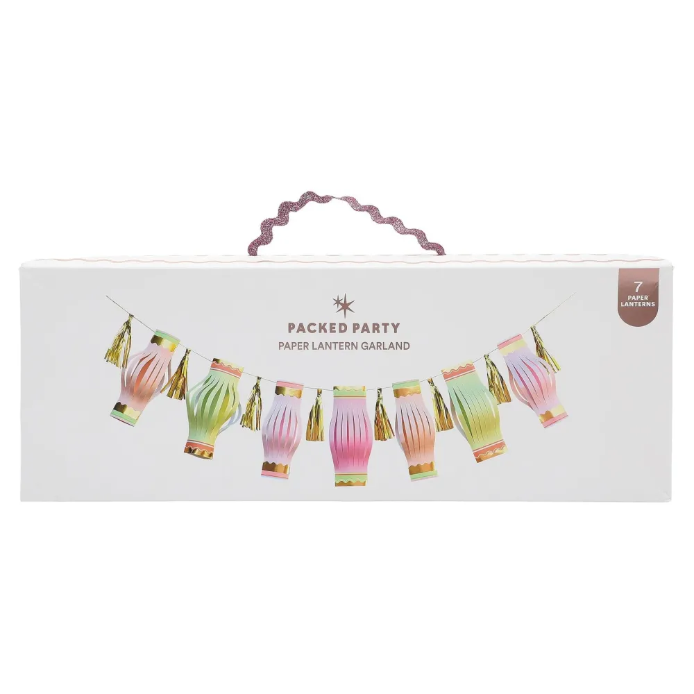 Online Packed Party Cabana Club Paper Lantern Garland