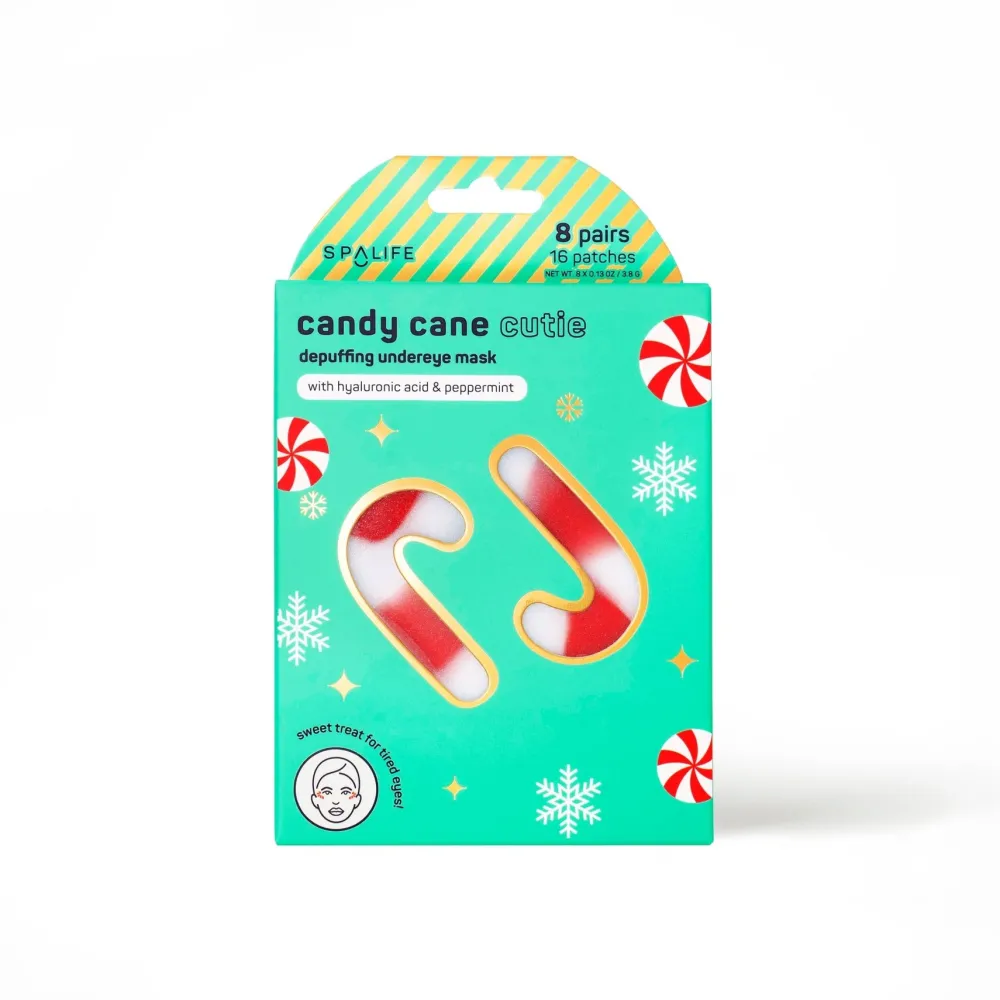 Hot My Spa Life Candy Cane Under Eye Patches