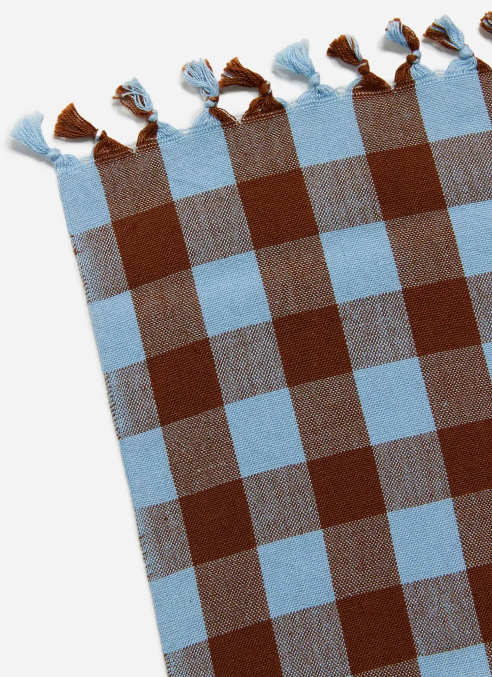 Best Heather Taylor Home Candy Gingham Blue Tablecloth