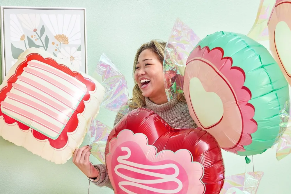 Best Packed Party Candy Heart Balloons (6 ct)