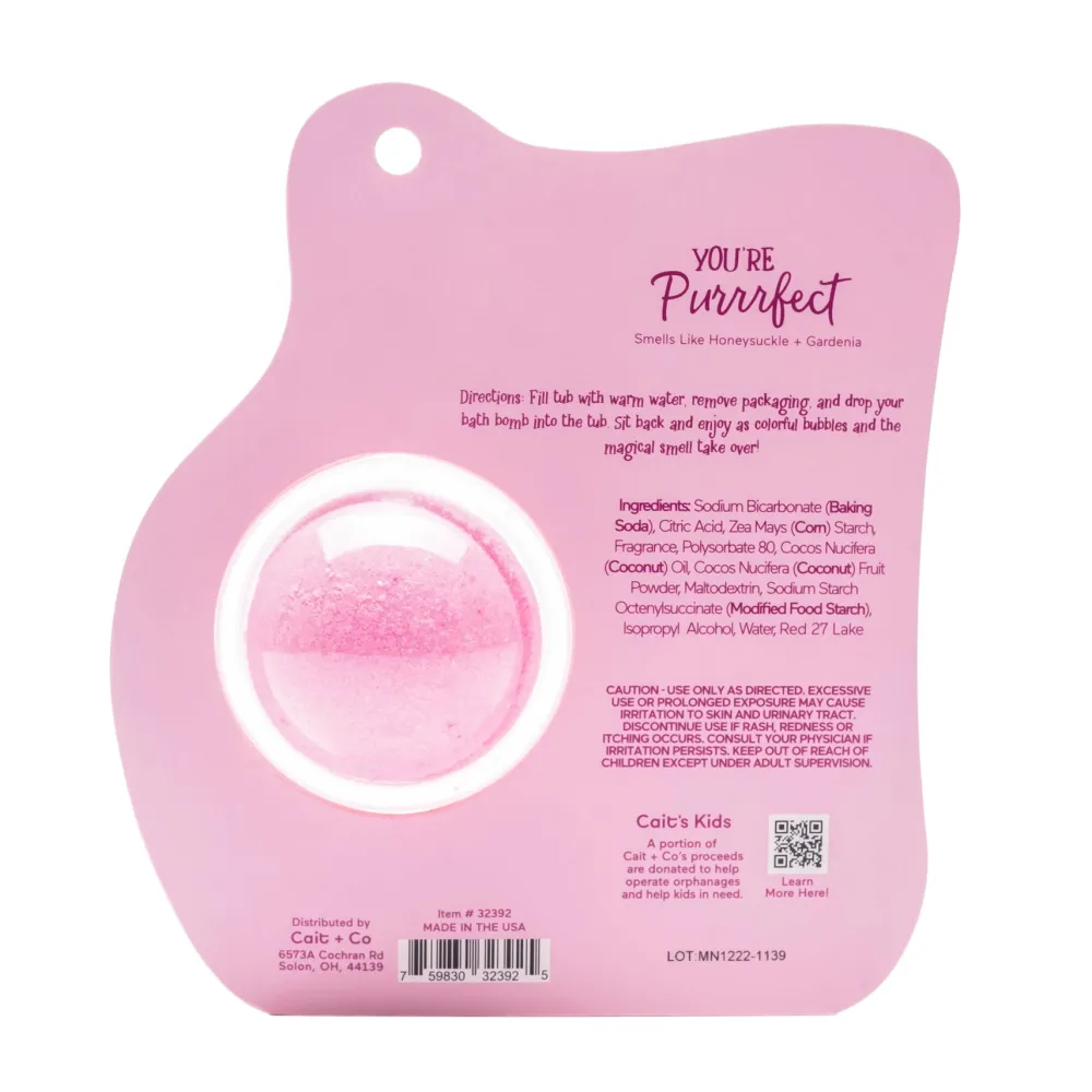 Cait + Co Cat Clamshell Bath Bomb